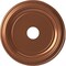 Ekena Millwork Traditional PVC Medallion (Canopies up to 11 1/2"), 19"OD x 3 1/2"ID x 1 1/2"P, Bright Coat Copper CMP19TRBCO - alternate 1